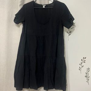 Scoop neck, textured baby doll dress - never worn